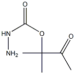 Carbazic acid, ester with 3-hydroxy-3-methyl-2-butanone (7CI)|