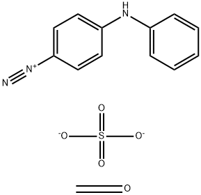 4-Diazodiphenylaminesulfate/Formaldehyde copolymer Structure