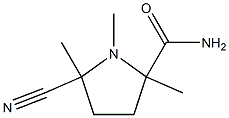 2-Pyrrolidinecarboxamide,5-cyano-1,2,5-trimethyl-(7CI)|