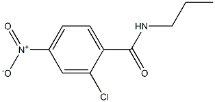 2-chloro-4-nitro-N-propylbenzamide 结构式