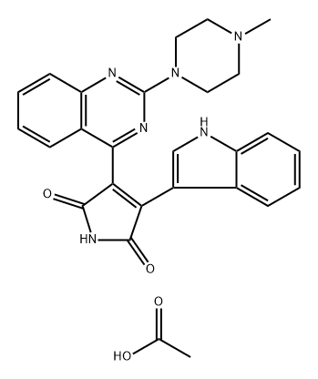 ソトラスタウリン酢酸塩 化学構造式