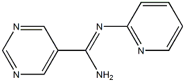 5-Pyrimidinecarboxamidine,N-2-pyridyl-(7CI) Struktur