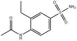 AcetaMide, N-[4-(aMinosulfonyl)-2-ethylphenyl]- Struktur