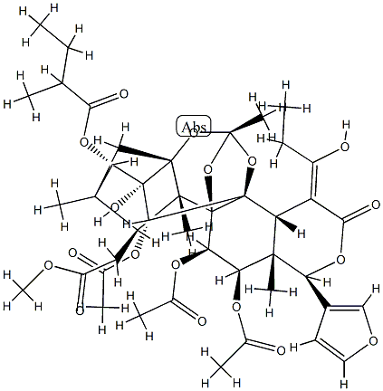 90930-95-3 11α,12α-Bis(acetyloxy)-15-[(Z)-1-hydroxypropylidene]phragmalin 30-acetate 3-(2-methylbutyrate)