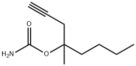 Carbamic acid, 1-butyl-1-methyl-3-butynyl ester (6CI,7CI) Structure