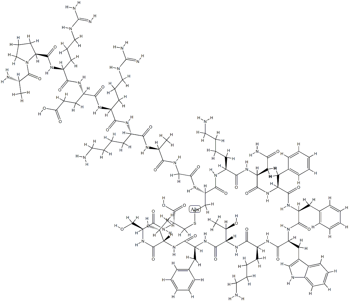 somatostatin 20,90986-55-3,结构式