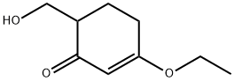2-Cyclohexen-1-one,3-ethoxy-6-(hydroxymethyl)-(7CI) Struktur