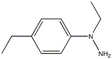 1-(1-(4-ethylphenyl)ethyl)hydrazine Structure