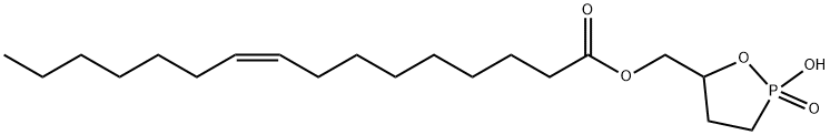 Palmitoleoyl 3-carbacyclic Phosphatidic Acid, 910228-13-6, 结构式