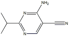 5-Pyrimidinecarbonitrile,4-amino-2-isopropyl-(7CI) Structure