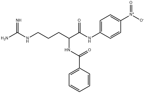 (±)-N-[4-[(aminoiminomethyl)amino]-1-[[(4-nitrophenyl)amino]carbonyl]butyl]benzamide 结构式