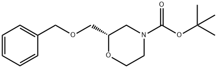 (S)-tert-butyl 2-((benzyloxy)methyl)morpholine-4-carboxylate(WXC02979) 化学構造式