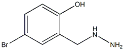 4-bromo-2-(hydrazinylmethyl)phenol,911430-99-4,结构式
