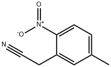 2-(5-methyl-2-nitrophenyl)acetonitrile Structure