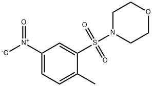 4-({5-nitro-2-methylphenyl}sulfonyl)morpholine Structure