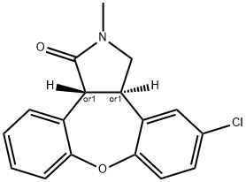 (3aR,12bR)-rel-5-Chloro-2,3,3a,12b-tetrahydro-2-methyl-1H-dibenz[2,3:6,7]oxepino[4,5-c]pyrrol-1-one