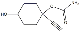 Carbamic acid, 1-ethynyl-4-hydroxycyclohexyl ester (6CI,7CI) 化学構造式