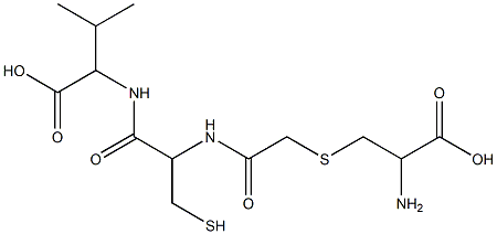 delta-carboxymethylcysteinyl-cysteinyl-valine Structure