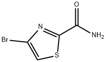 4-broMothiazole-2-carboxaMide Struktur