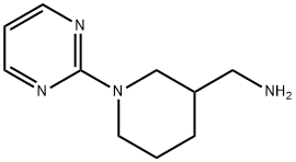 1-(1-pyrimidin-2-ylpiperidin-3-yl)methanamine(SALTDATA: 0.52H2SO4 0.58H2O) Structure