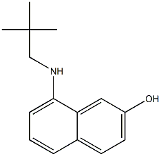 8-(neopentylamino)naphthalen-2-o1 Structure