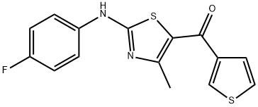 [2-[(4-Fluorophenyl)amino]-4-methyl-5-thiazolyl]-3-thienylmethanone