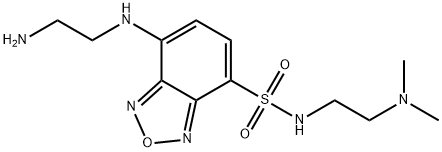 913253-56-2 4-[2-(ジメチルアミノ)エチルスルファモイル]-7-(2-アミノエチルアミノ)-2,1,3-ベンゾオキサジアゾール
