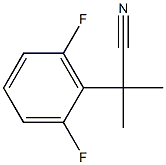 2-(2,6-difluorophenyl)-2-methylpropanenitrile Structure