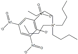 tetrabutylammonio, salt with 2,4,6-trinitrophenol (1:1) Struktur