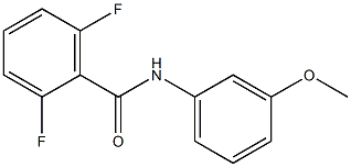 2,6-difluoro-N-(3-methoxyphenyl)benzamide Struktur