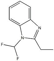 1H-벤즈이미다졸,1-(디플루오로메틸)-2-에틸-(9CI)