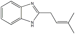 1H-Benzimidazole,2-(3-methyl-2-butenyl)-(9CI),91462-27-0,结构式