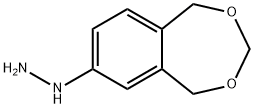 1,5-dihydro-2,4-benzodioxepin-7-ylhydrazine(SALTDATA: 1.3HCl) 结构式