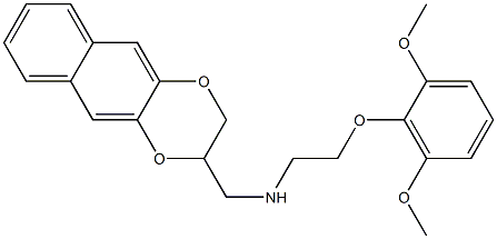 91677-51-9 2-((2-ethyl(2,6-dimethoxyphenoxy)amino)methyl)1,4-dioxane-(2,3-b)naphthalene
