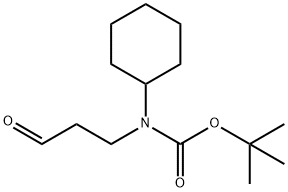 N-BOC-3-CYCLOHEXYLAMINO-PROPIONALDEHYDE
 Structure