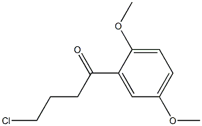 4-CHLORO-2'',5''-DIMETHOXYBUTYROPHENONE Structure