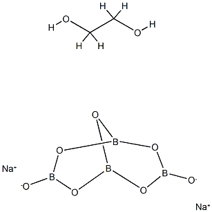 Boric acid (H2B4O7), disodium salt, reaction products with ethylene glycol Struktur