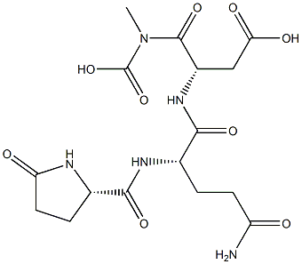 gamma-(pyroglutamyl-glutamyl-asparaginyl-glycine)amide|