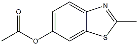 6-Benzothiazolol,2-methyl-,acetate(6CI,7CI) Struktur