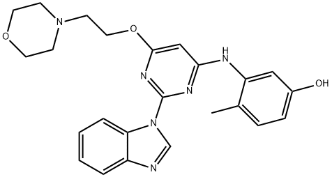 Lck Inhibitor II 化学構造式