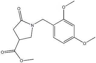 methyl 1-(2,4-dimethoxybenzyl)-5-oxopyrrolidine-3-carboxylate,919111-33-4,结构式