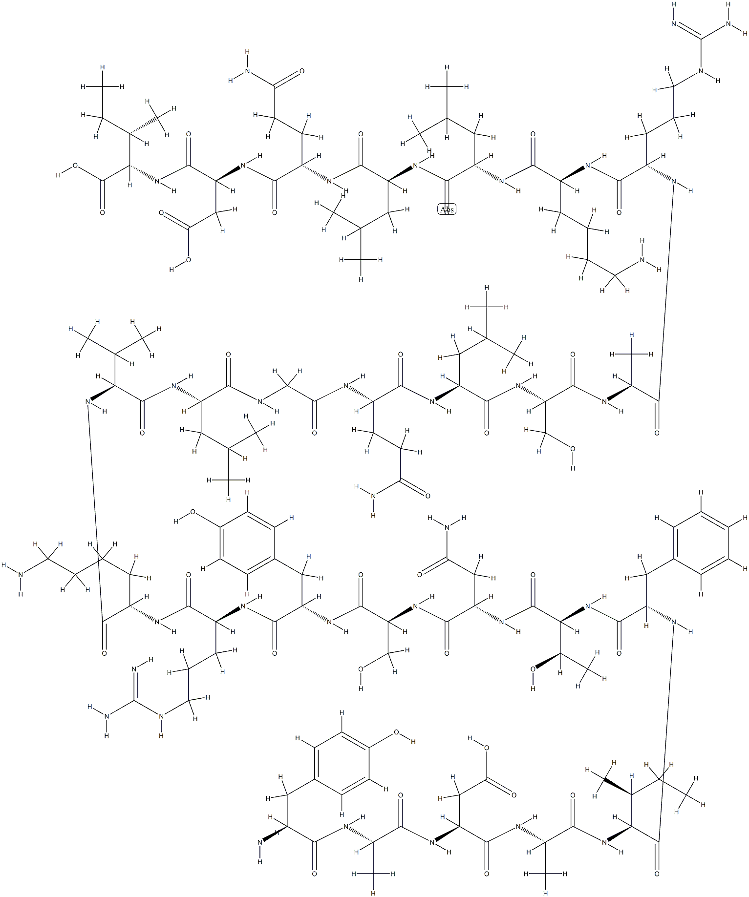 somatotropin releasing hormone (1-26)amide Structure