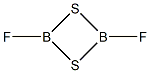 1,3,2,4-Dithiaboretane, 2,4-difluoro- Structure