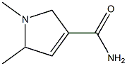 1H-Pyrrole-3-carboxamide,2,5-dihydro-1,5-dimethyl-(9CI) Struktur