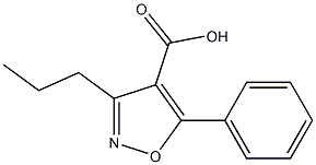 4-Isoxazolecarboxylicacid,5-phenyl-3-propyl-(7CI),92029-31-7,结构式