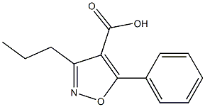 4-изоксазолкарбоновая кислота, 5-фенил-3-пропил- (7Cl) структура