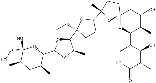 3-O-デメチルモネンシンA 化学構造式