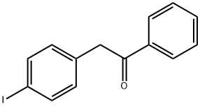 Ethanone, 2-(4-iodophenyl)-1-phenyl- 化学構造式