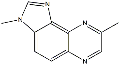 3H-Imidazo[4,5-f]quinoxaline,3,8-dimethyl-(9CI) Structure