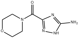 (3-氨基-1H-1,2,4-三唑-5-基)(吗啉)甲酮,921225-11-8,结构式
